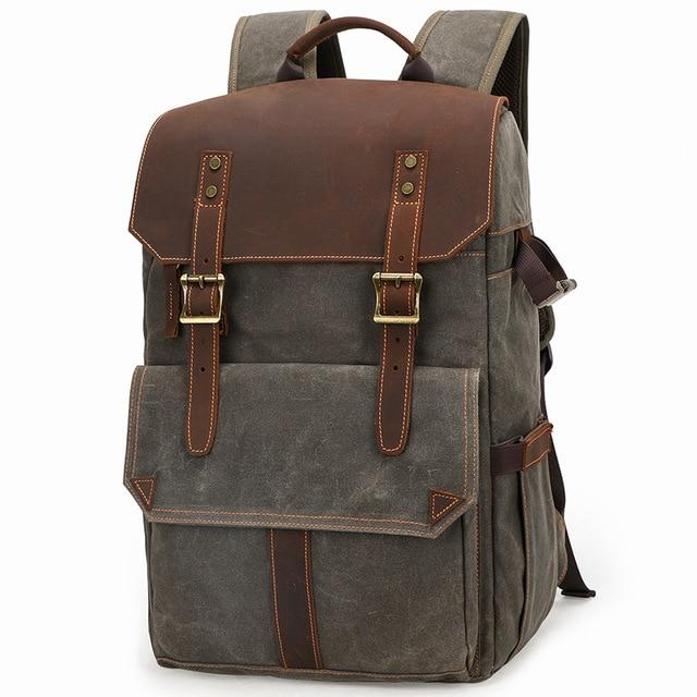 Vintage Explorer Camera Travel Bag