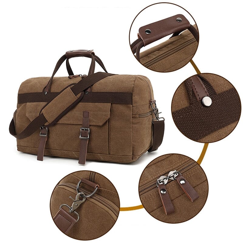 Sac Week-End Vintage Travel Duffle Bag (40L) - Édition Limitée