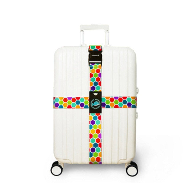 Sangle Valise Mosaïque Colorée