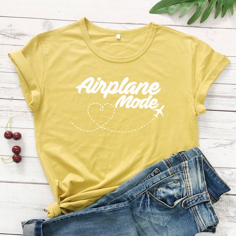 T-Shirt Airplane Mode - Femme