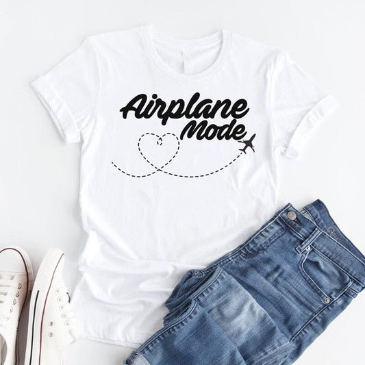 T-Shirt Airplane Mode - Femme