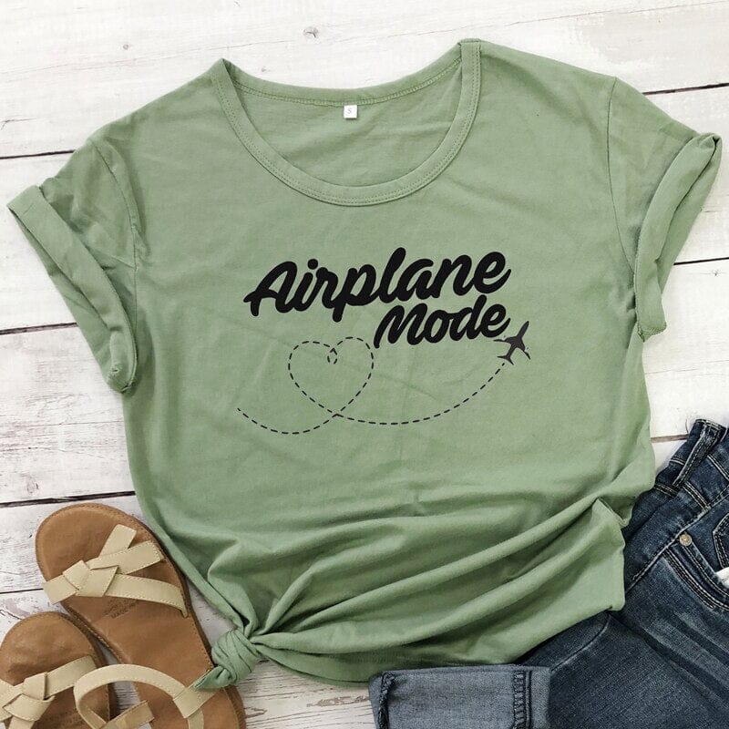 T-Shirt Airplane Mode - Femme