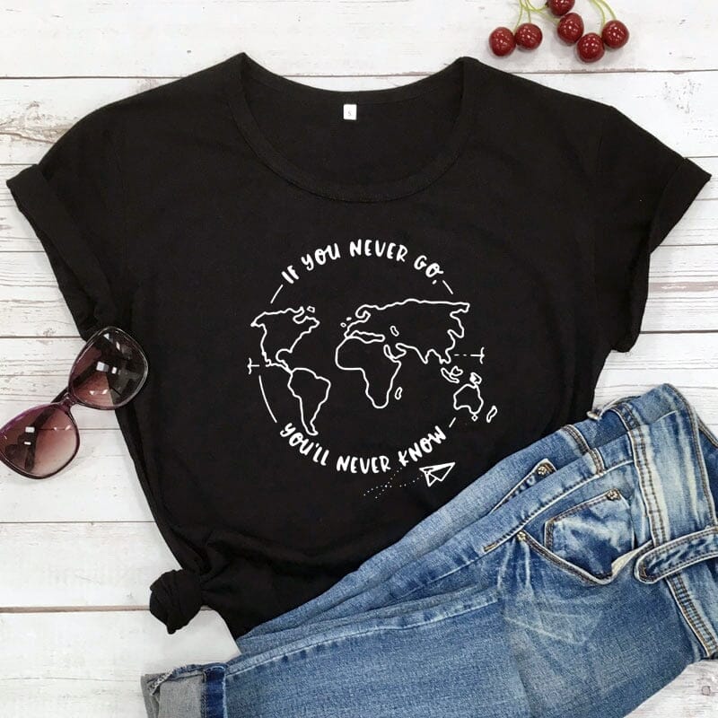 T-Shirt Voyage Femme - Go Explore.