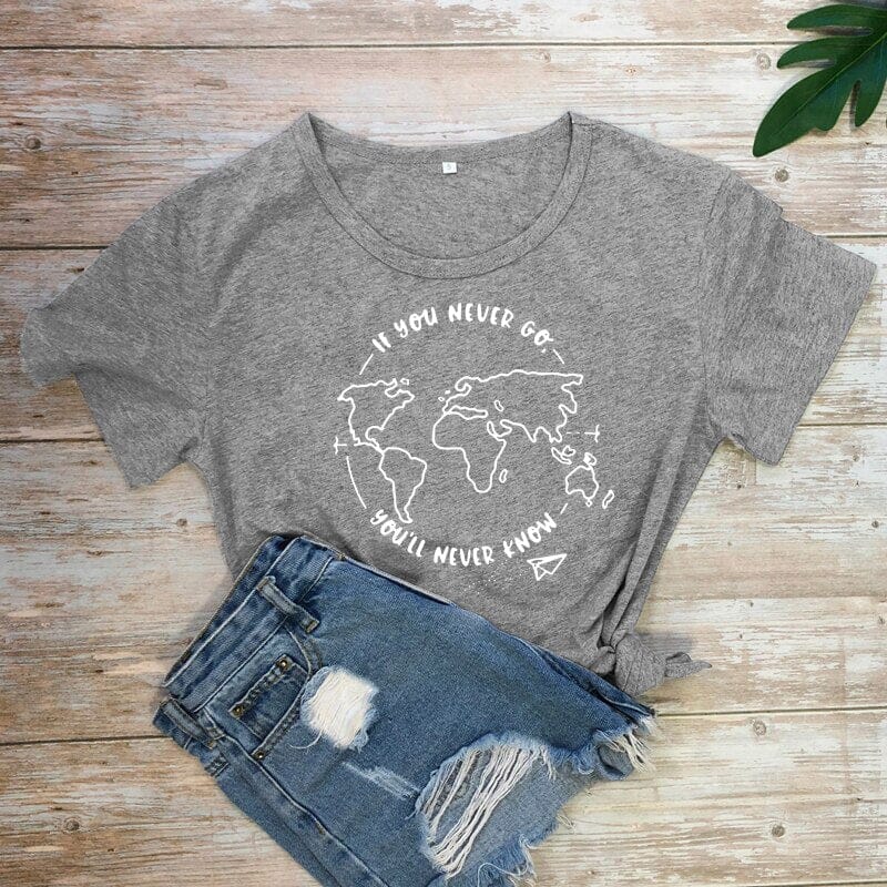 T-Shirt Voyage Femme - Go Explore.