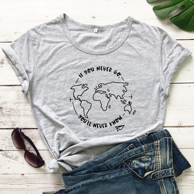 T-Shirt Voyage Femme - Go Explore.