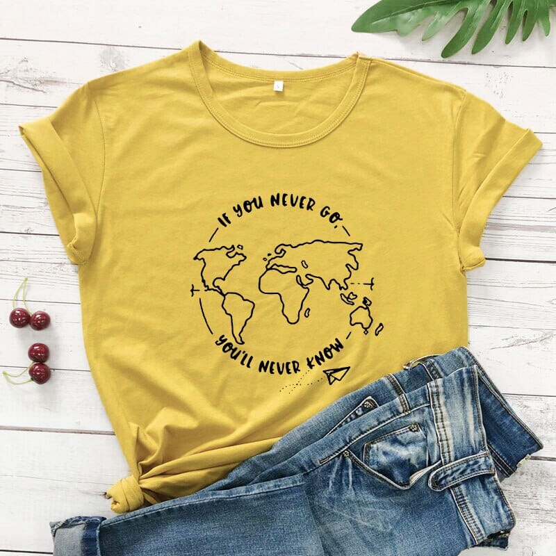 T-Shirt Voyage Femme - Go Explore.