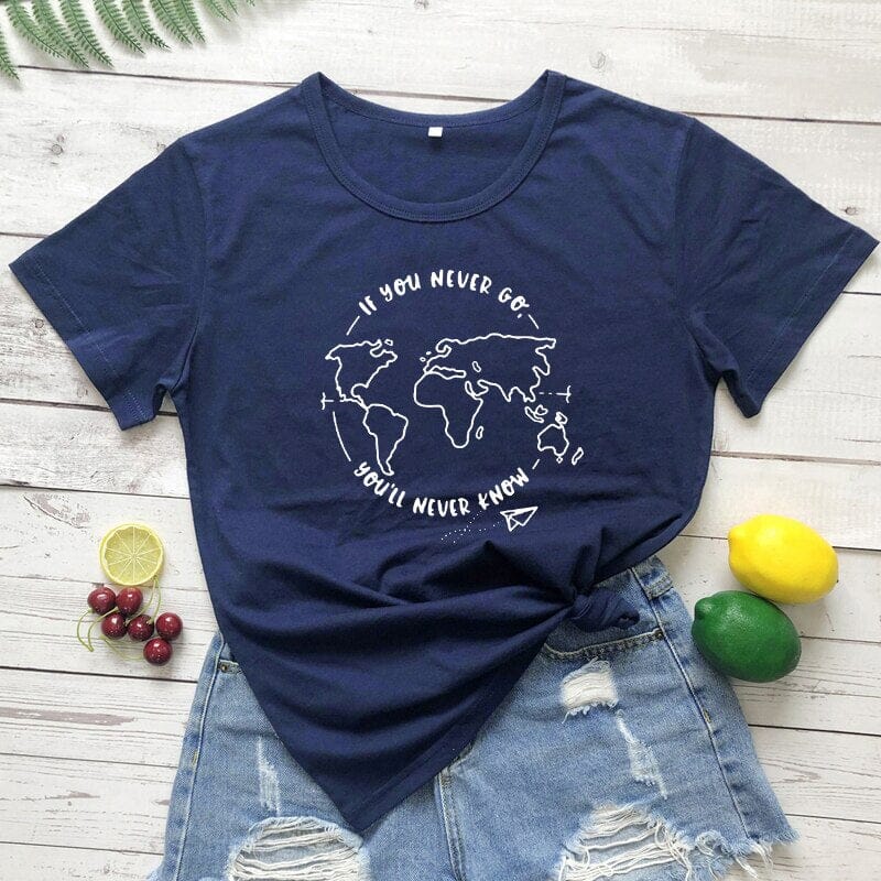 T-Shirt Voyage Femme - Go Explore.