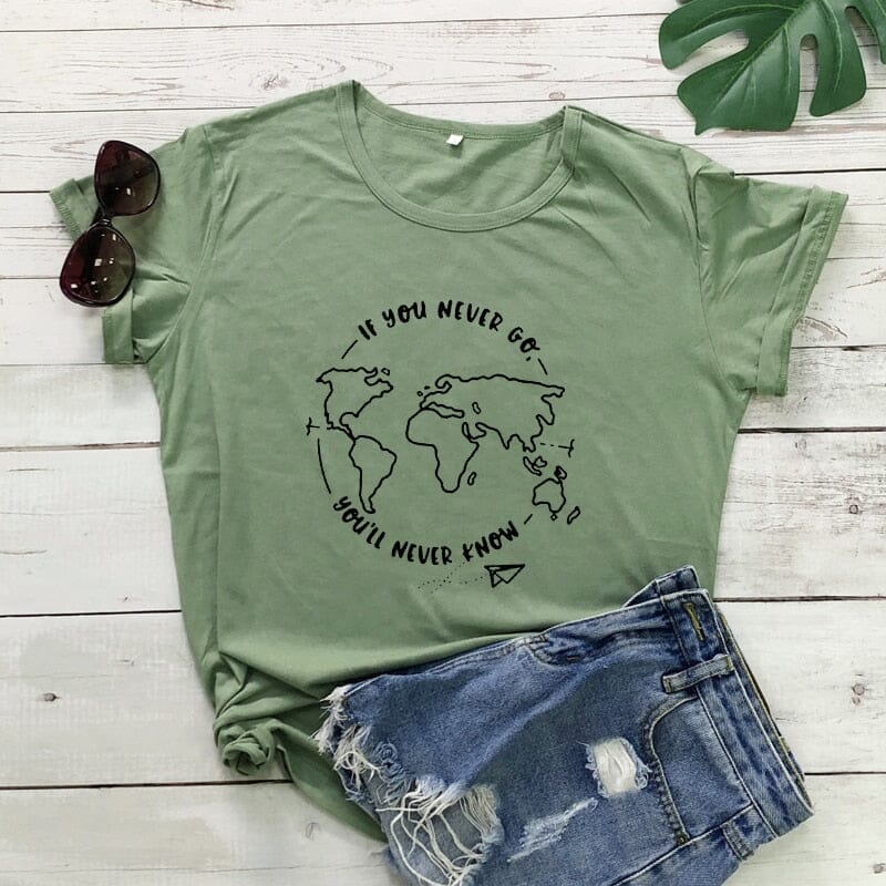 T-Shirt Voyage Femme - Go Explore.