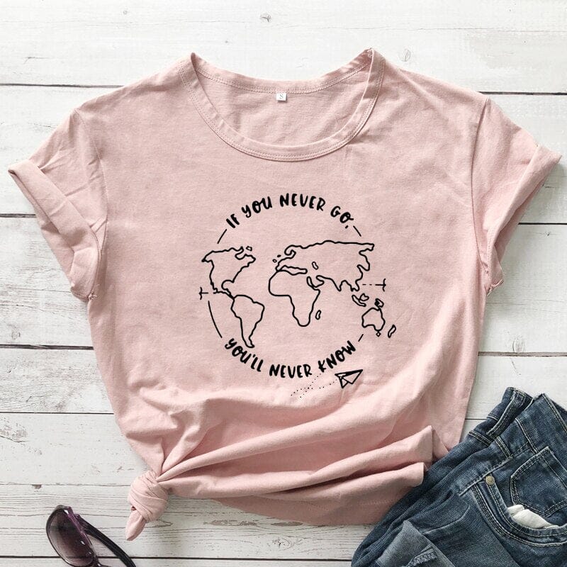 T-Shirt Voyage Femme - Go Explore.