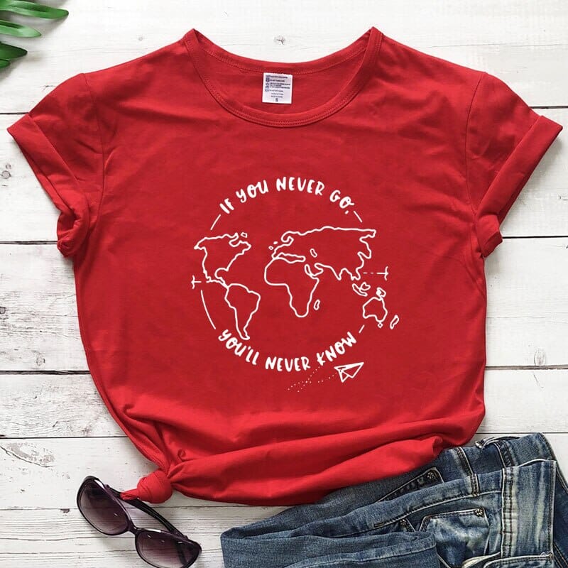 T-Shirt Voyage Femme - Go Explore.