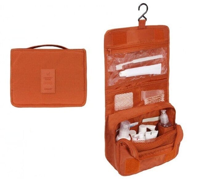 Trousse de Toilette de Voyage à Suspendre - Orange
