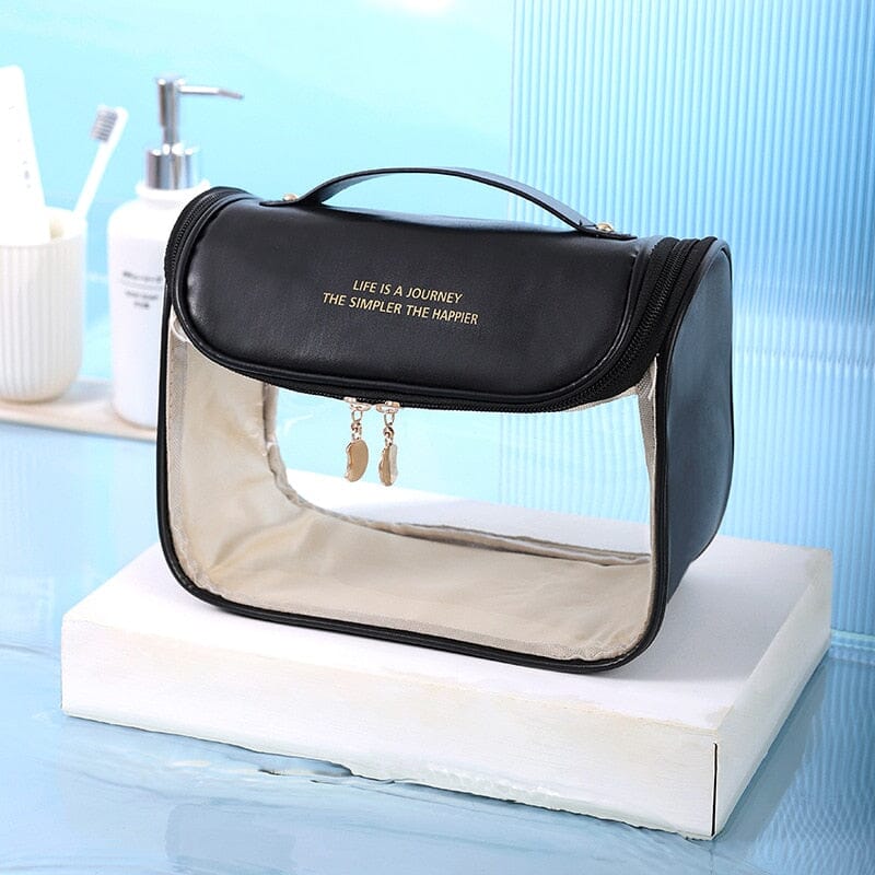 Trousse de Toilette Suspendue Transparente pour Femme