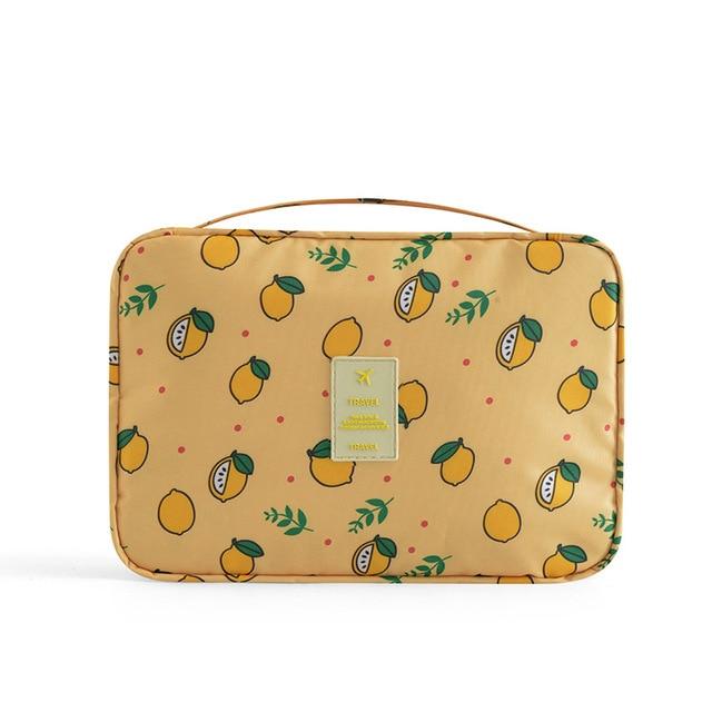 Trousse de Toilette Citrons en Voyage