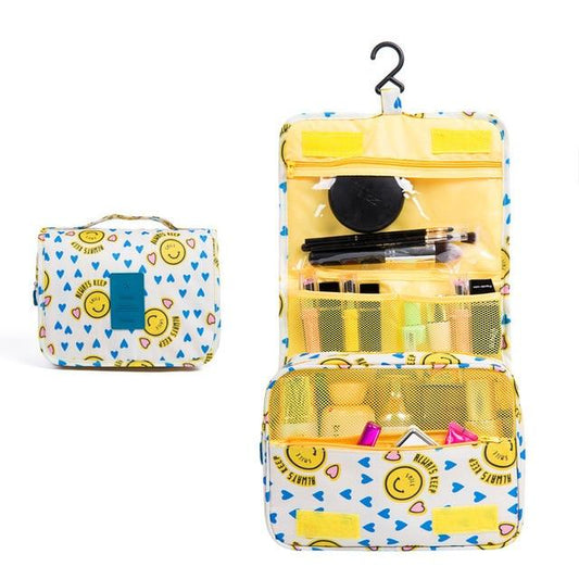 Trousse de Toilette de Voyage Smiley Jaune - DreamyTravel