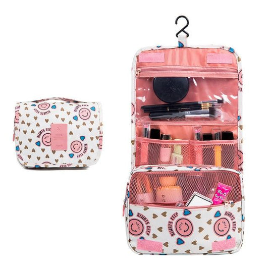 Trousse de Toilette de Voyage Smiley (Rose)