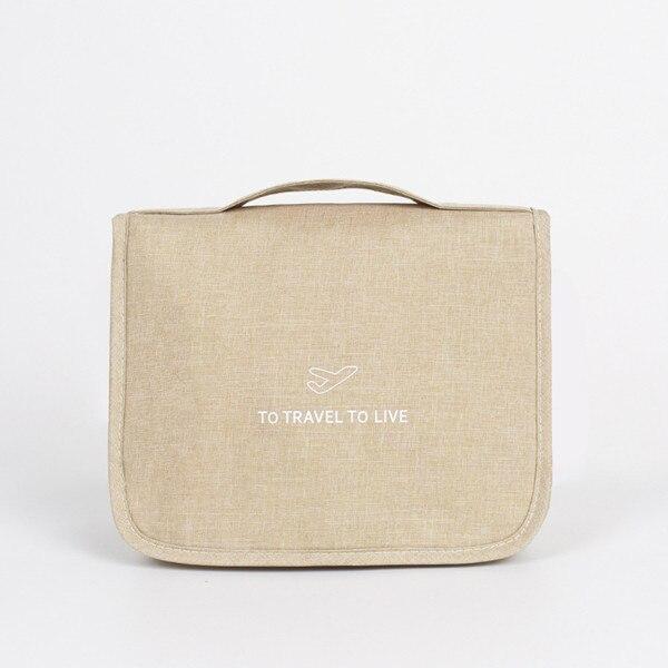 Trousse de Toilette de Voyage To Travel To Live - Taille Compacte