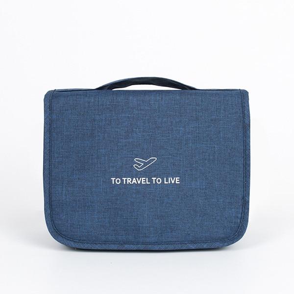 Trousse de Toilette de Voyage To Travel To Live - Taille Compacte