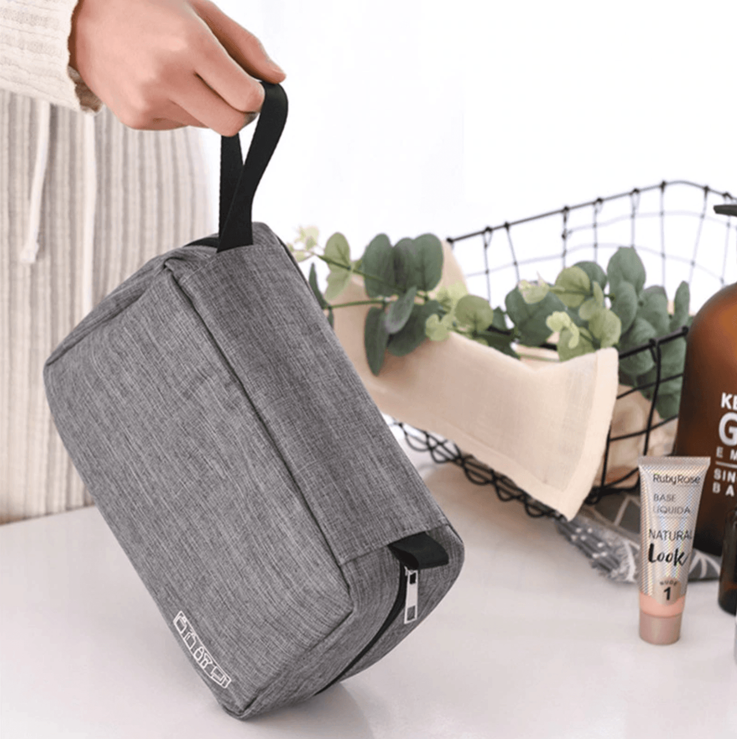 Trousse de Toilette de Voyage TravelBasics - Gris