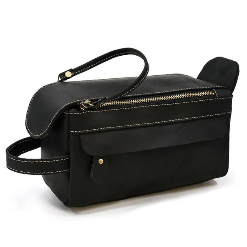 Trousse Vintage en Cuir pour Homme