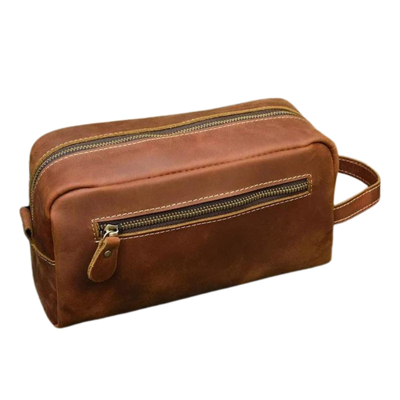 Trousse Vintage en Cuir pour Homme