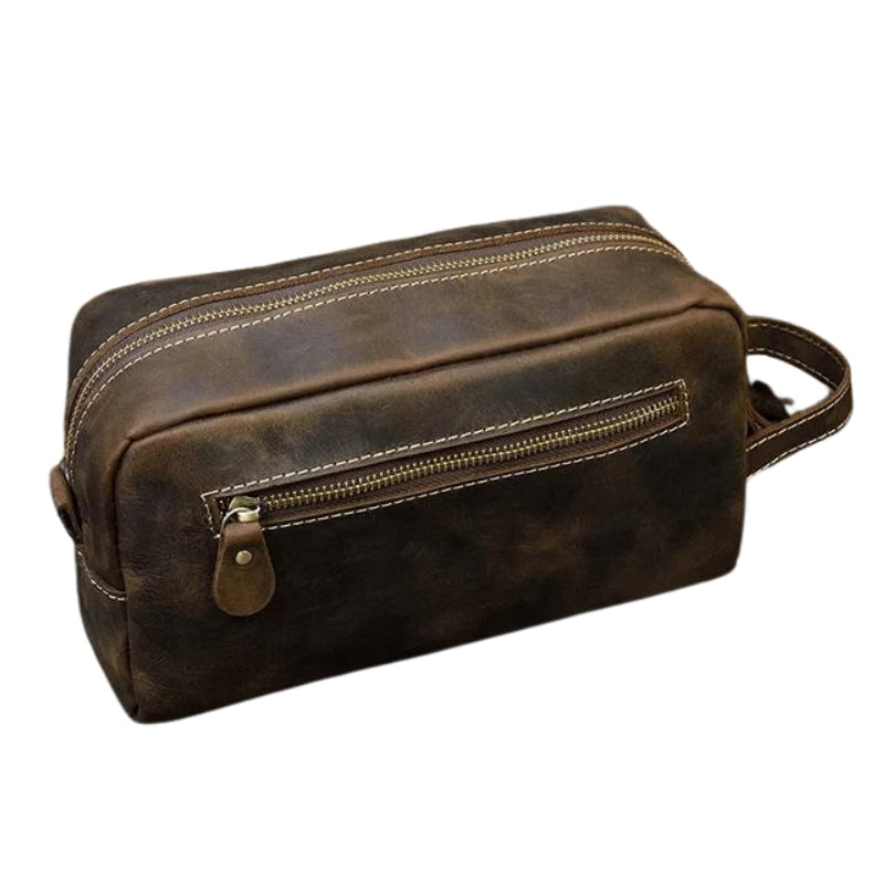 Trousse Vintage en Cuir pour Homme