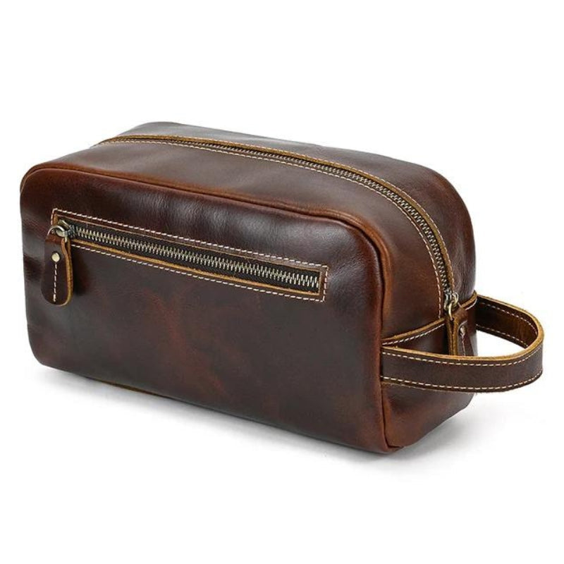Trousse Vintage en Cuir pour Homme