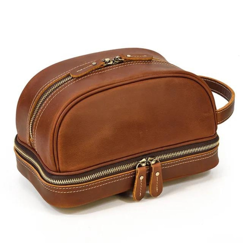 Trousse Vintage en Cuir pour Homme