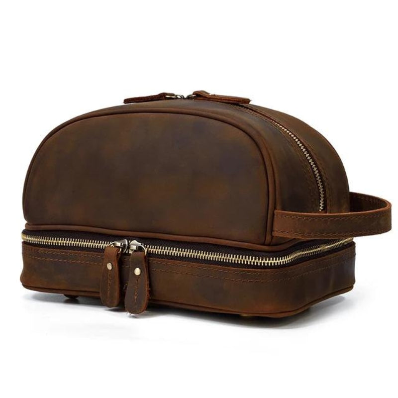 Trousse Vintage en Cuir pour Homme