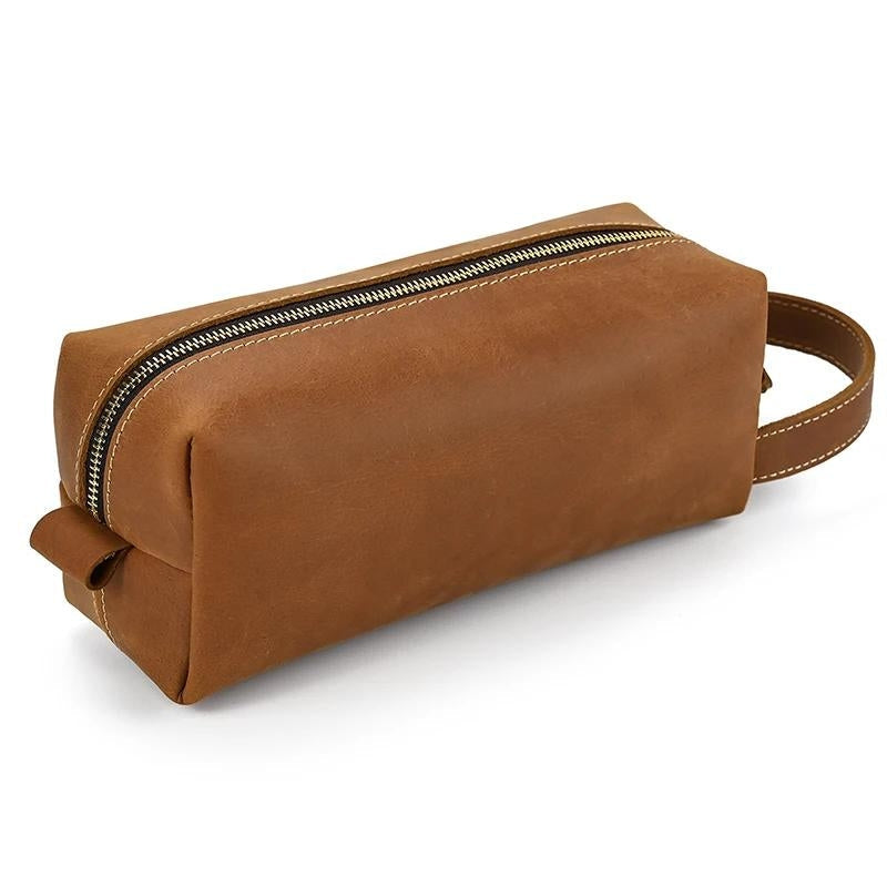 Trousse Vintage en Cuir pour Homme