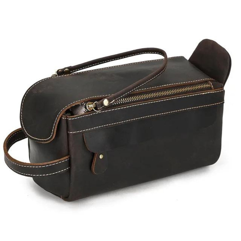 Trousse Vintage en Cuir pour Homme