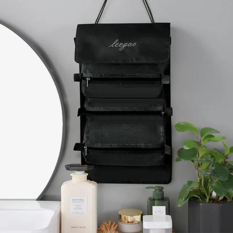Trousse de Toilette Pliable Suspendable