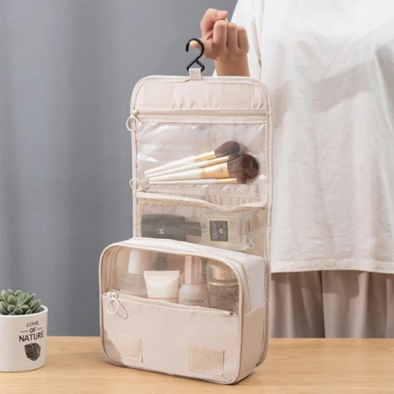 Trousse de Toilette Pliable Suspendable