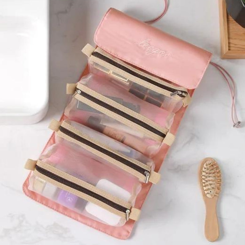 Trousse de Toilette Pliable Suspendable