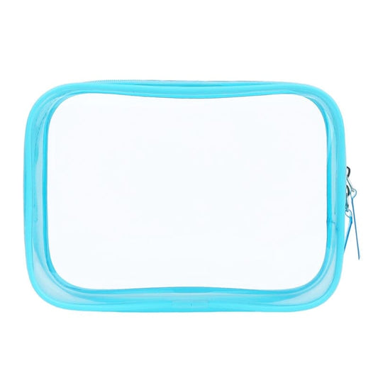 Trousse de Toilette Transparente Bleue - ClearBlue.