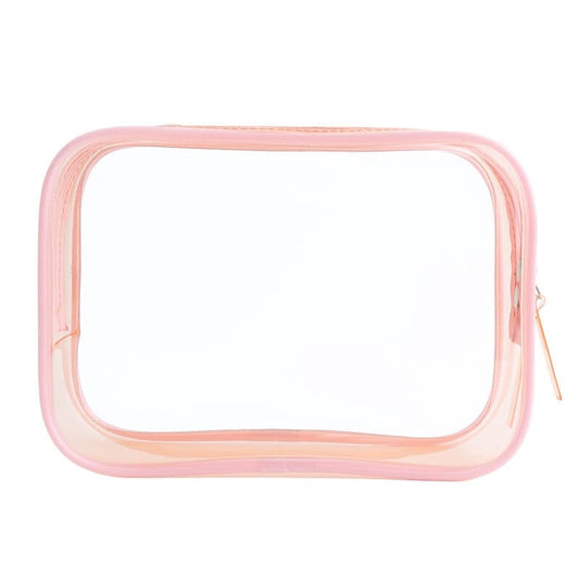 Trousse de Toilette Rose Transparente