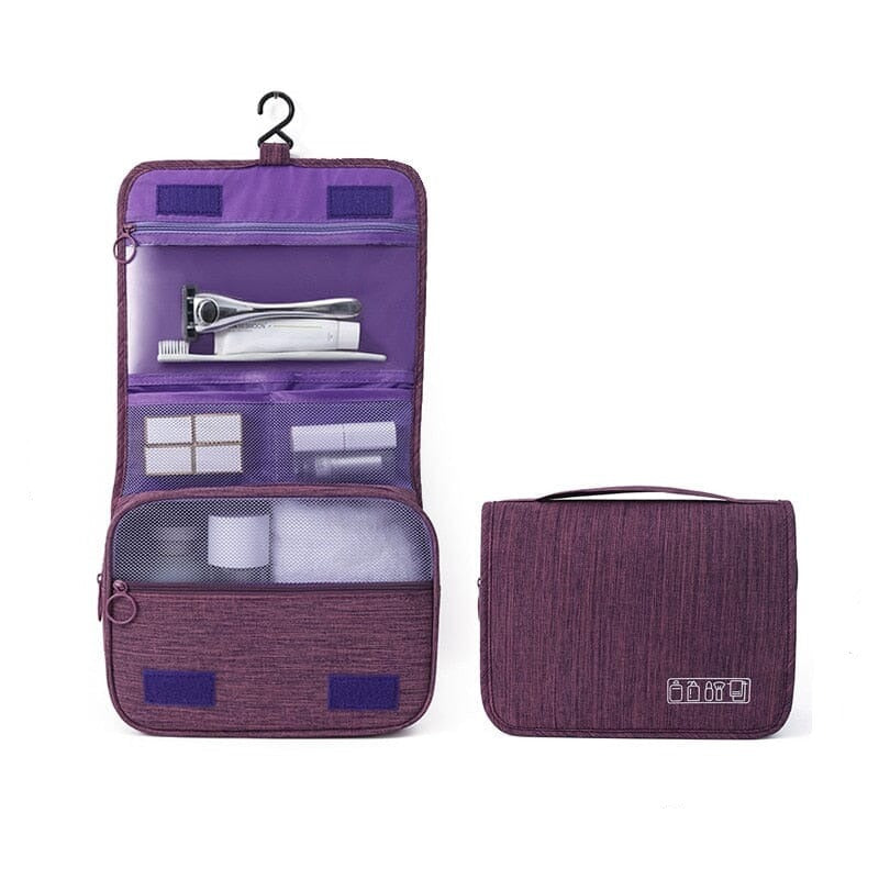 TravelBasics - Trousse de Toilette Voyage à Suspendre - Violet