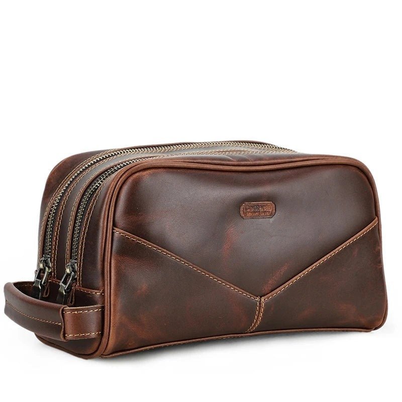 Trousse de Toilette en Cuir  Élégante