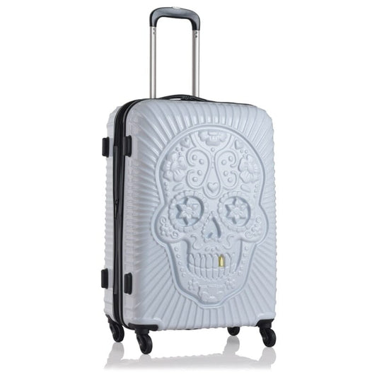 Valise Skull Mexicana Blanc