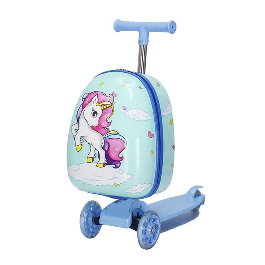 Valise Trottinette Licorne Nuage - Évasion Magique